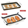 Silicone Baking Mat with Button Non-stick Oven Liners Reusable Heat Resistant Pastry Mat Leak Proof Cookie Sheet Baking Supplies