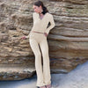 Wolkenweiche Zip-Hoodie & Hüfttiefe Hosen-Set